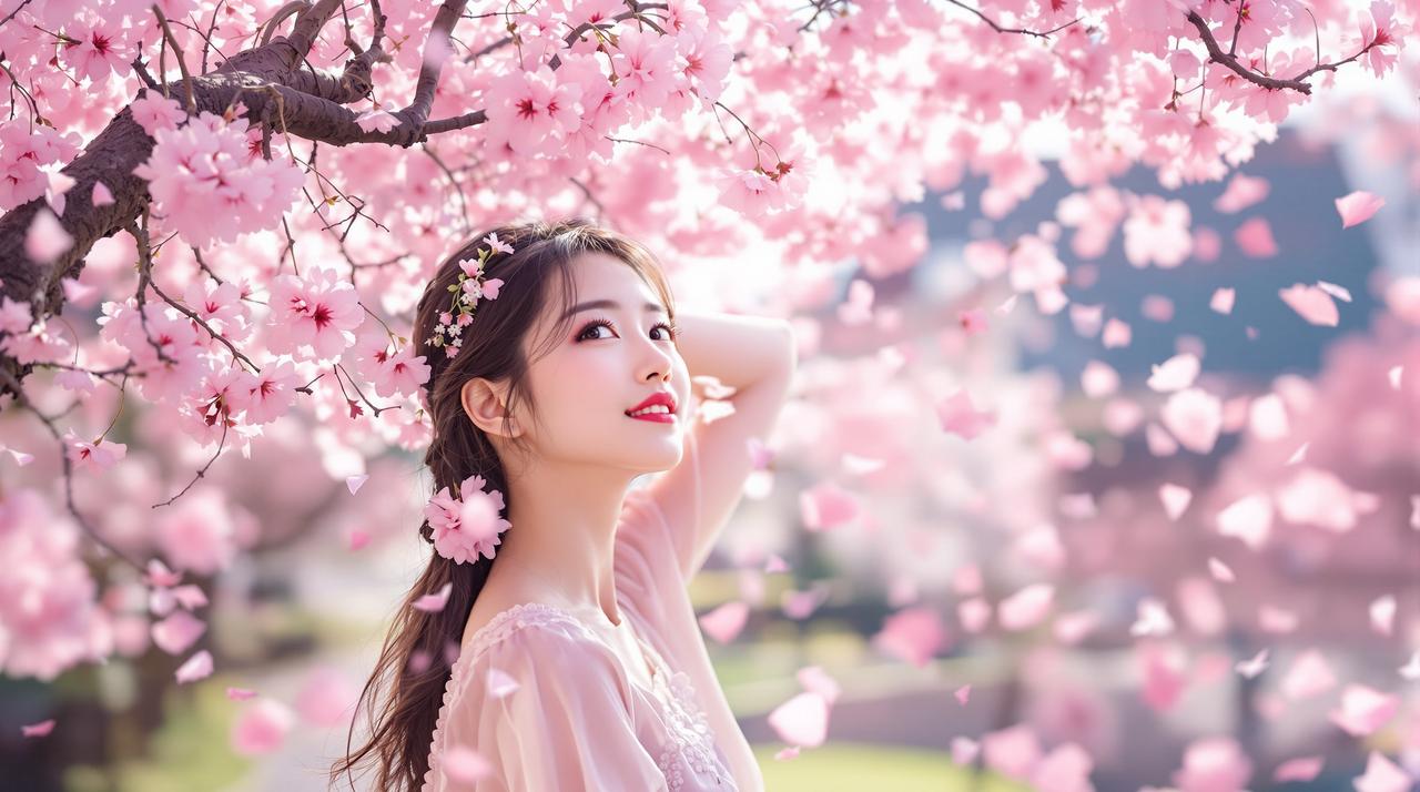 唯美樱花高清壁纸 - 大图预览